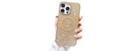 FOR IPHONE 13/ 14 DIAMOND GLITTER LIP - GOLD