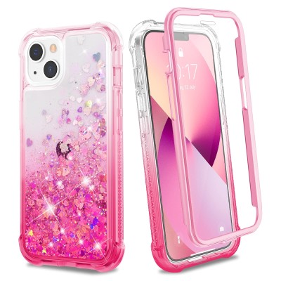 FOR IPHONE 13/ 14 DIAMOND GLITTER LIP - PINK