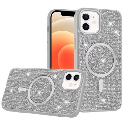 FOR IPHONE 13/ 14 DIAMOND GLITTER LIP - WHITE
