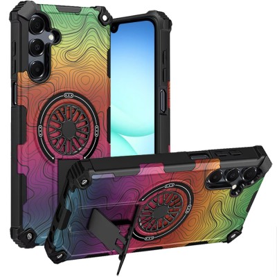 For Samsung A17 5G CD Texture Design Magnetic Car Mount  Friendly HQ Hybrid - E