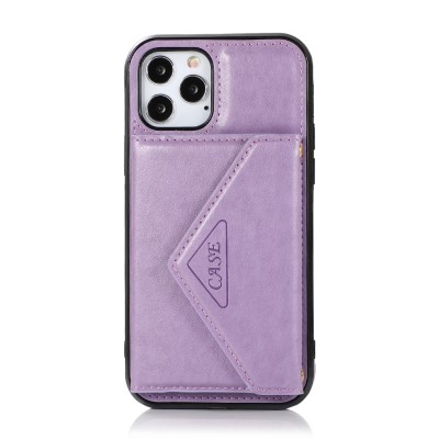 For Apple iPhone 11 (XI6.1) ELEGANT Wallet Case ID Money Holder Case Cover - Lavender