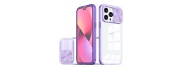 For Apple iPhone 11 (XI6.1) Fusion Transparent Clear Hybrid Case Cover - Pink/Blue