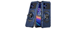 For Celero 3 5G 2024 Robotic Hybrid with Magnetic Ring Stand Case Cover - Dark Blue