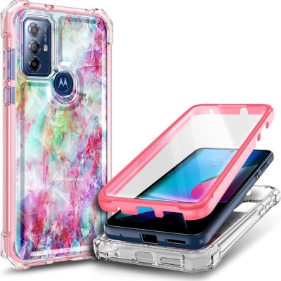 For Moto G Play 2023, G Pure, G Power (2022) Essence Beautiful Design Hybrid Shockproof Case Cover - A