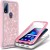 For Moto G Play 2023, G Pure, G Power (2022) Exotic ShockProof Design Hybrid Case Cover - Blooming Rose
