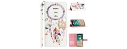 For Motorola G POWER 5G (2023) Diamond Bling Design Wallet With Lanyard Cover Case - Colorful Butterfly