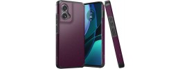 For Motorola Moto Edge 5G 2024 Tough Strong Hybrid (Magnet  Mount Friendly) Case Cover - Dark Purple