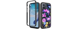For Motorola Moto G 5G (2023) METKASE Premium Exotic Design Hybrid Case in Slide-Out Package - Antique Flower