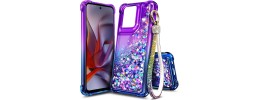 For Motorola Moto G 5G 2025 Bling Hybrid Case Cover - A