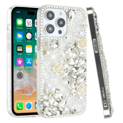 For Motorola Moto G 5G 2025 Bling Hybrid Case Cover - C