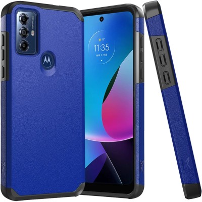 For Motorola Moto G Play 2023 METKASE (Original Series) Tough  Strong Shockproof Hybrid in Slide-Out Package - Cool Blue