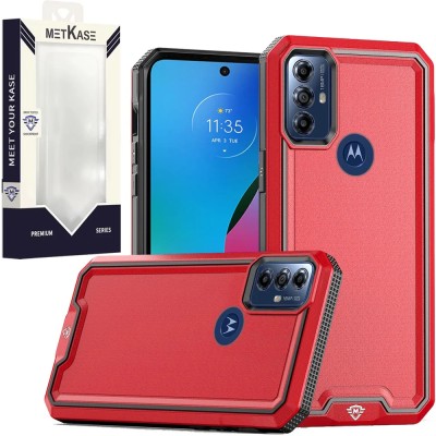 For Motorola Moto G Play 2023 METKASE Rank Tough Strong  Modern Fused Hybrid in Slide-Out Package - Red