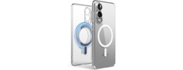 For Samsung Galaxy s25 Edge Complete Magnetic Metal Ring Stand Camera Protection Hybrid - Silver