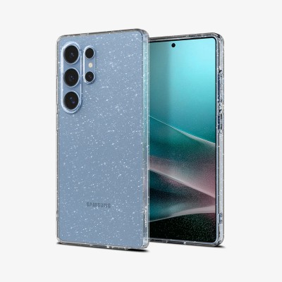 For Samsung Galaxy s25 Edge Fusion Transparent Clear Hybrid Case Cover - Pink/Blue