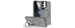 For Samsung s25 FE Metal Diamond CD Pattern Design Matte  Finished Hybrid with Rotational Ring [Car Mount Friendly] Case - 2