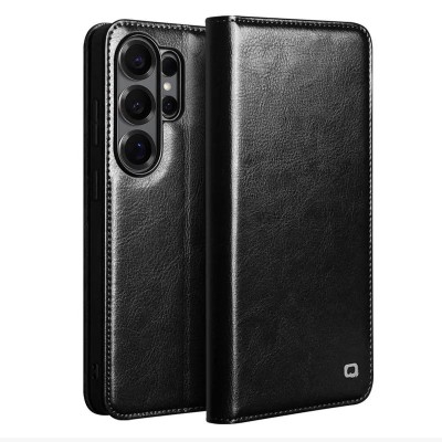 For Samsung s26 Wallet ID Card Holder Case Cover - Black