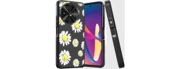 For TCL 50 XL 5G Tough Strong MetKase Hybrid (Magnet Mount Friendly) Case Cover - Chamomile Flowers
