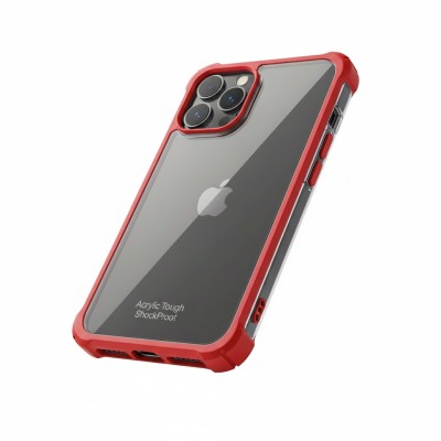 For iPhone 17 Acrylic Tough 2.5mm Transparent ShockProof Hybrid  Case Cover - Re