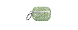 For AirPods 1/2 Deluxe Diamond Bling Glitter Case Cover - Green
