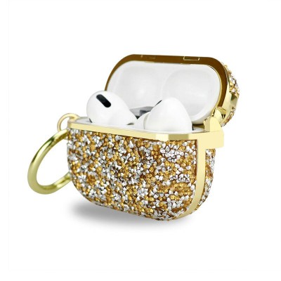 For AirPods 1/2 Royal Bling Glitter Diamond Case Cover - Gold