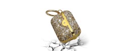 For AirPods 3 Deluxe Diamond Bling Glitter Case Cover - Gold