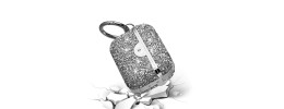 For AirPods 3 Deluxe Diamond Bling Glitter Case Cover - Silver