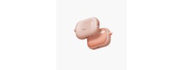 For AirPods 3 Machine Hybrid ShockProof With Metal Hook Case Cover - Rose Gold