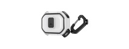 For AirPods 3 Switch Button Hybrid with Belt Loop - White