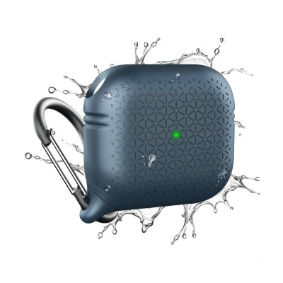 For AirPods 3 Tough Heavy Duty Hybrid Case Cover - Navy Blue/Teal