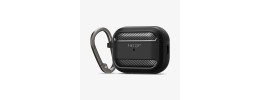 For AirPods Pro IMD Design Case Cover with Metal Hook - O