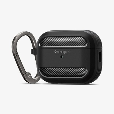 For AirPods Pro IMD Design Case Cover with Metal Hook - B