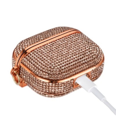 For AirPods Pro Royal Bling Glitter Diamond Case Cover - Red