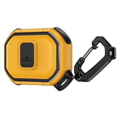 For AirPods Pro Switch Button Hybrid with Belt Loop - Yellow