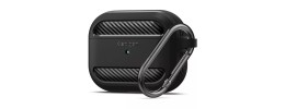 For AirPods Pro Tough Heavy Duty Hybrid Case Cover - Black/Black
