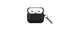 For AirPods Pro2 (2022 2nd Version) Premium Rugged ShockProof Hybrid With Metal Hook Case Cover- Black+Blue