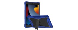For Apple New iPad 9.7 inch Tough Tablet Strong Kickstand Hybrid Case Cover - Dark Blue