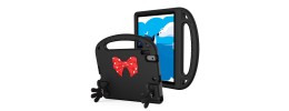 For Apple New iPad 9.7 inch Bow Hands Kickstand Tablet Case Cover - Black