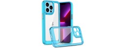 For Apple iPhone 11 Pro MAX (XI6.5) SpaceX Ultra Transparent Tone Case Cover - Blue