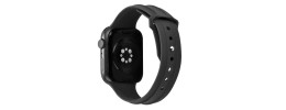 For Apple Watch Size 38/40/41mm New Fashion Silicone Watch Band - Black