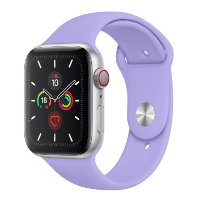 For Apple Watch Size 38/40/41mm New Fashion Silicone Watch Band - Light Purple