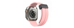 For Apple Watch Size 38/40/41mm Premium Silicone Watch Band - Rose Pink