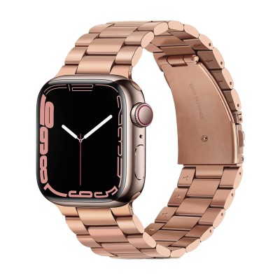 For Apple Watch Size 38/40/41mm Stainless Steal Watch Band - Rose Gold