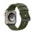 For Apple Watch Size 42/44/45mm Ultra 49mm Full Protection Tough Hybrid Watch Case + Band - Green