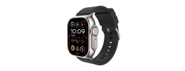 For Apple Watch Size Ultra 49/42/44/45mm Premium Silicone Design Watch Band - F