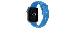 For Apple Watch Size Ultra 49/42/44/45mm New Fashion Silicone Watch Band - Blue