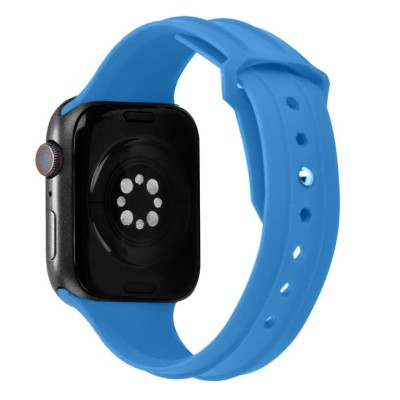 For Apple Watch Size Ultra 49/42/44/45mm New Fashion Silicone Watch Band - Blue