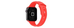 For Apple Watch Size Ultra 49/42/44/45mm New Fashion Silicone Watch Band - Red