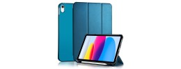 For Apple iPad 10th Gen 2022 Bow Hands Kickstand Tablet Case Cover - Blue