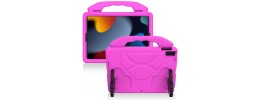 For Apple iPad 10th Gen 2022 Thumbs Up Kickstand Shockproof Tablet Case Cover - Hot Pink