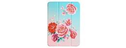 For Apple iPad 10th Gen 2022 Trifold Magnetic Closure PU Leather Case Cover - Blooming Flowers